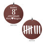 Personalised 8th Bronze Anniversary Wind Chime Gift, thumbnail 3 of 7