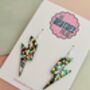 Large Aqua Lightning Bolt Earrings / Oversized Teal Statement / Mermaid Core Jewellery / Large Electric Blue Dangles, thumbnail 6 of 6