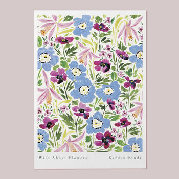 Wild About Flowers Art Print, 3 of 3