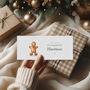 Gingerbread Man Christmas Money Wallet, thumbnail 1 of 3
