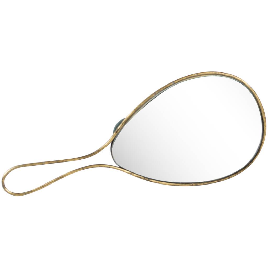 Handheld Mirror With Metal Frame By The Danes