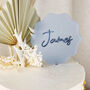 Any Name Double Layered Cake Topper, thumbnail 1 of 7