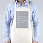 Any Text Personalised Apron, thumbnail 4 of 5