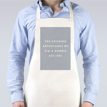 Any Text Personalised Apron, 4 of 5