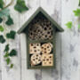 Personalised Handmade Two Tier Bee Hotel, thumbnail 11 of 12