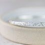 Sterling Silver Lace Textured Bangle, thumbnail 4 of 6