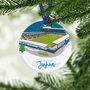 Personalised York Cs Christmas Bauble, thumbnail 2 of 5