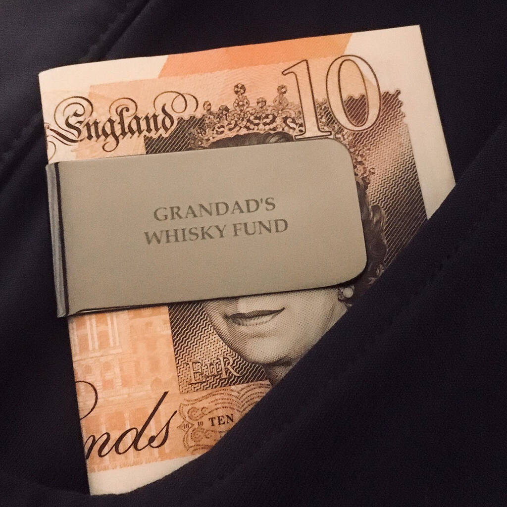Personalised Money Clip For Grandad, 1 of 10