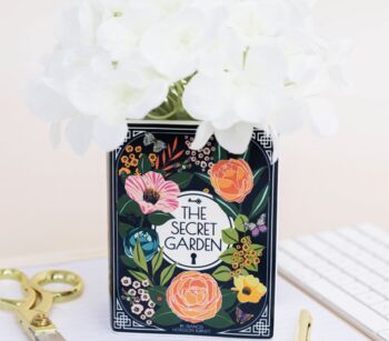 Porcelain Book Vase The Secret Garden, 2 of 4