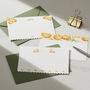Personalised Gold Initials Note Cards Set, thumbnail 1 of 4
