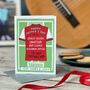 Father's Day Football Shirt Card, thumbnail 6 of 9