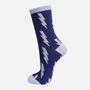 Leopard Print Lightning Bolts Bamboo Socks Gift Box, thumbnail 2 of 4