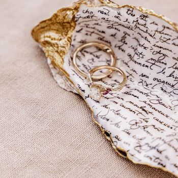 Love Letter Oyster Shell Trinket Dish, 3 of 6