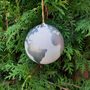 Personalised Hand Painted World Globe Bauble, thumbnail 6 of 9