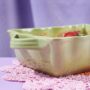 Green Fluted Stoneware Oven To Table Dish, thumbnail 6 of 7