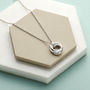 Little Silver Friendship Knot Necklace, thumbnail 1 of 5