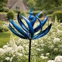 Metal Outdoor Wind Spinner 238cm Tall, thumbnail 1 of 2