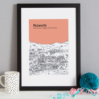 Personalised Falmouth Print, 4 of 9