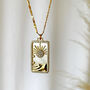 Pearl Or Lapis Sun Pendant On Gold Vermeil Plated Chain, thumbnail 5 of 10