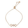 Baori Silhouette Bracelet Rose Gold Vermeil, thumbnail 4 of 4
