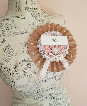 Vintage Style Jewel Hen Party Rosettes, 2 of 6