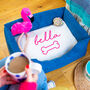 Personalised Name And Bone Dog Pet Bed, thumbnail 1 of 4