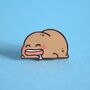 Sleeping Potato Enamel Pin, thumbnail 1 of 6