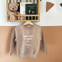 Santa Claus Is Coming To Town, Personalised Jumper, thumbnail 2 of 9