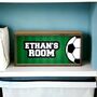 Personalised Light Box Sports Football Room Sign, thumbnail 1 of 3