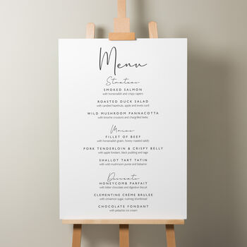 Delicate Wedding Guest Book Sign 'Olivia', 4 of 9