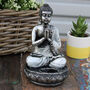 Buddha Candle Holder White Medium, thumbnail 4 of 7