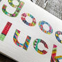 Glossy Good Luck Card, thumbnail 4 of 5