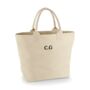 Personalised Cotton Canvas Nautical Tote Bag, thumbnail 2 of 9