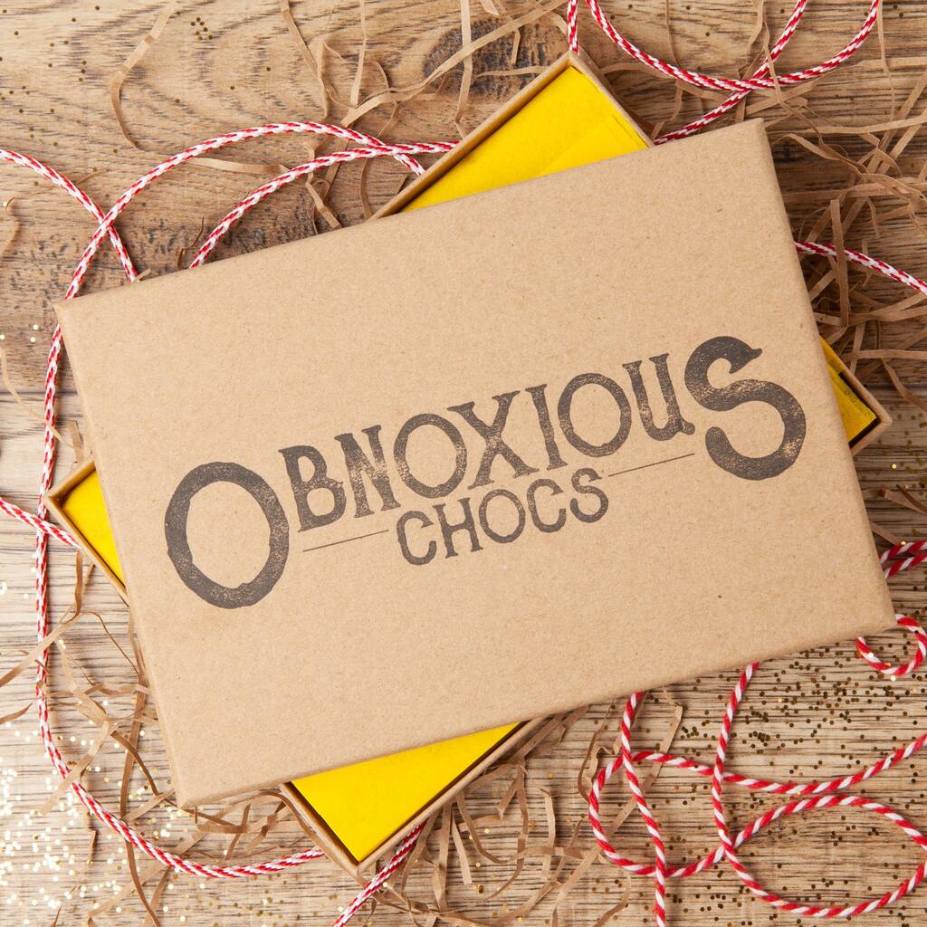 Obnoxious Chocs… Funny Pregnancy Congratulations Gift By