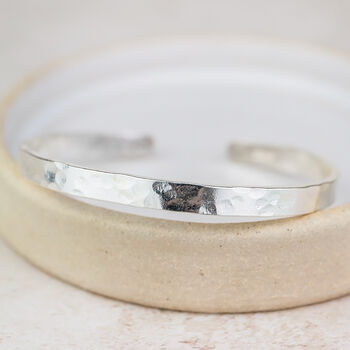 Sterling Silver Birthstone Cuff, 7 of 7