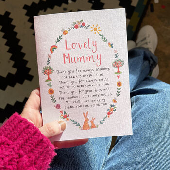 Personalised Wish For Mum Mummy Mother Card, 5 of 5