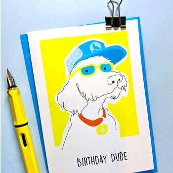 Birthday Dude Dog Card, 2 of 2
