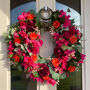 Marbella Faux Flowers Wreath, thumbnail 1 of 3