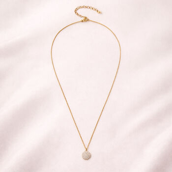 Sparkly Disc Necklace, 6 of 6