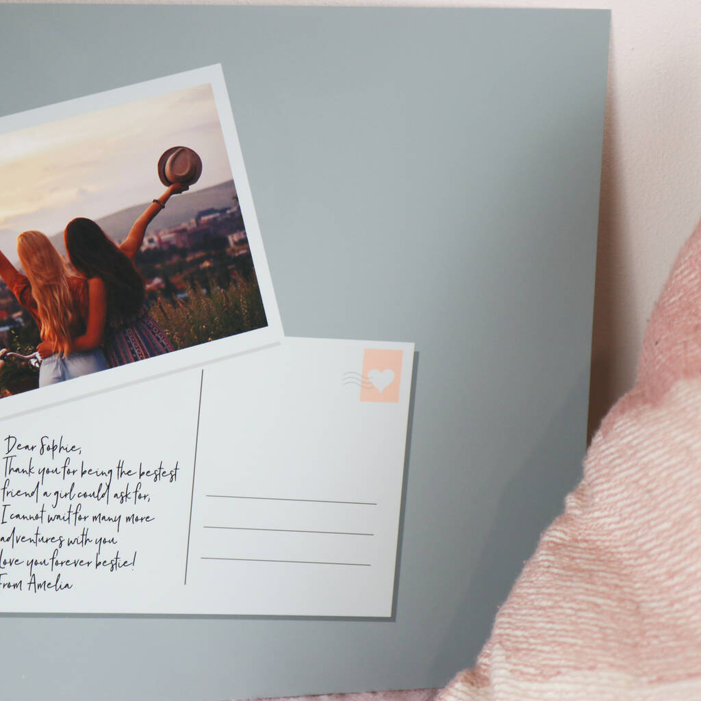 Personalised Postcard Memory Photo Print By Love Gemma & Co