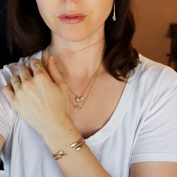 Smooth Cuff Set In Sterling Silver, 5 of 8