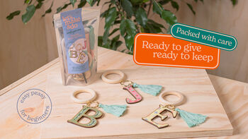 Paint Your Own Initial Keyring Kit, 6 of 9