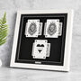 Personalised Gay Couples Gift Royal Lion Playing Cards Frame, thumbnail 4 of 9