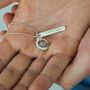 Coordinates Travel Safe Tag Necklace, thumbnail 2 of 10
