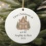 Personalised First Christmas New Home Bauble, thumbnail 2 of 2