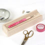 Personalised Wooden Pencil Case Teacher Thank You Gift, thumbnail 3 of 9