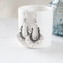 Silver Plated Statement Earrings, thumbnail 1 of 7