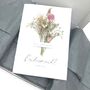 Will You Be My Bridesmaid Dried Flower Card, thumbnail 1 of 4
