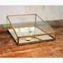 Large Antique Brass Jewellery Display Box, thumbnail 2 of 4