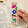 Personalised Birth Flower Bookmark, thumbnail 1 of 6